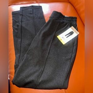 Mondetta black pintuck straight leg pant. SMALL